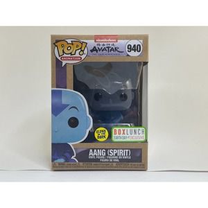 Funko Pop 940 Avatar Last Airbender Aang Spirit Boxlunch Earth Day Glow
